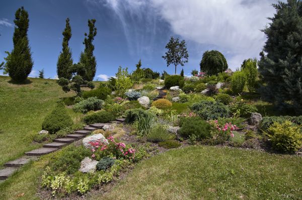Steep Terrain Landscaping in Belleville