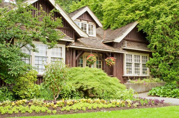 Log Home Landscaping in Belleville